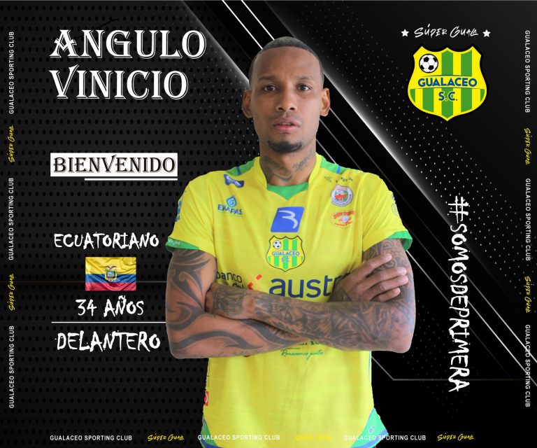 OFICIAL: Vinicio Angulo es nuevo refuerzo del Gualaceo