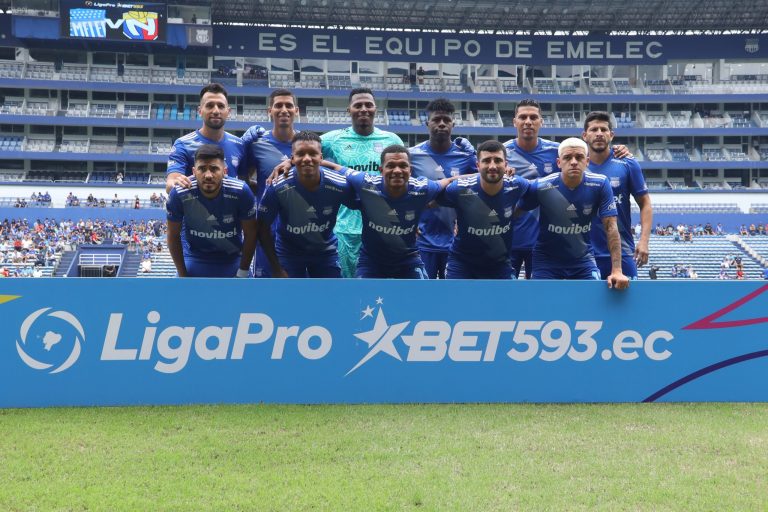 CON LÍNEA DE 3: El posible 11 de Emelec para el partido de Sudamericana