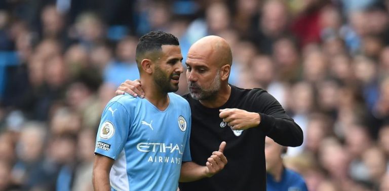 Guardiola: “Mahrez es gruñón conmigo”