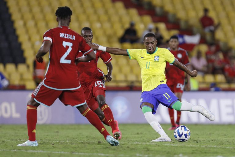 (VIDEO) Brasil venció a Colombia en el Sudamericano Sub-17