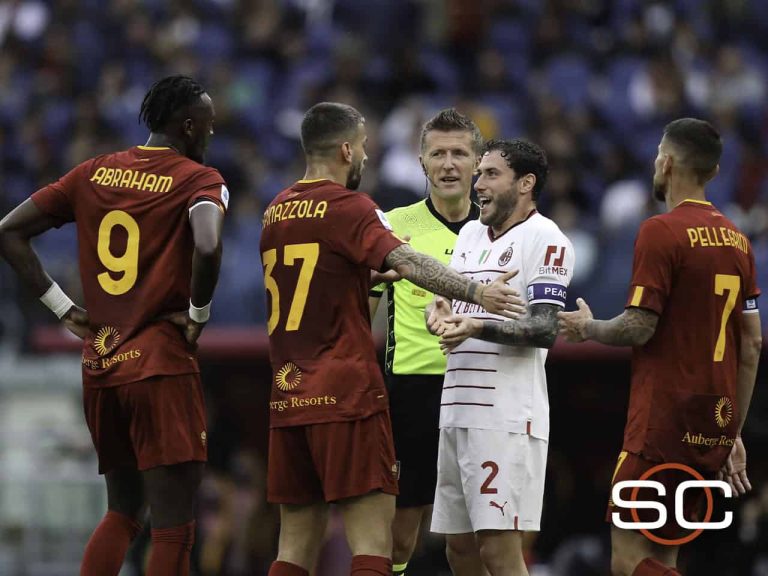 (VIDEO) CON GOLES AL 93′ Y 96′: Roma y Milan no pasaron del empate