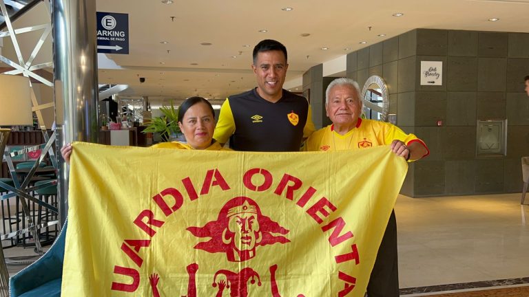 (FOTOS) Libertadores: Gran gesto de Aucas con Don Marco