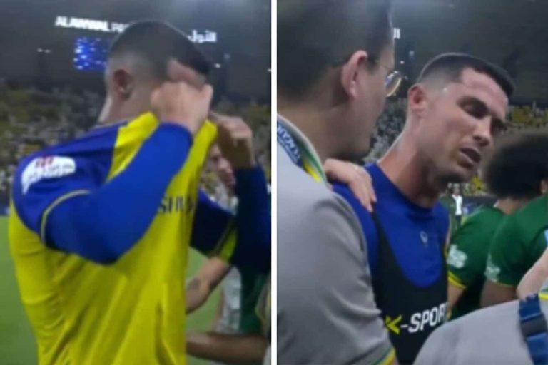 El Al-Nassr vuelve a fallar y CR7 ‘se desquita’ con un miembro de seguridad