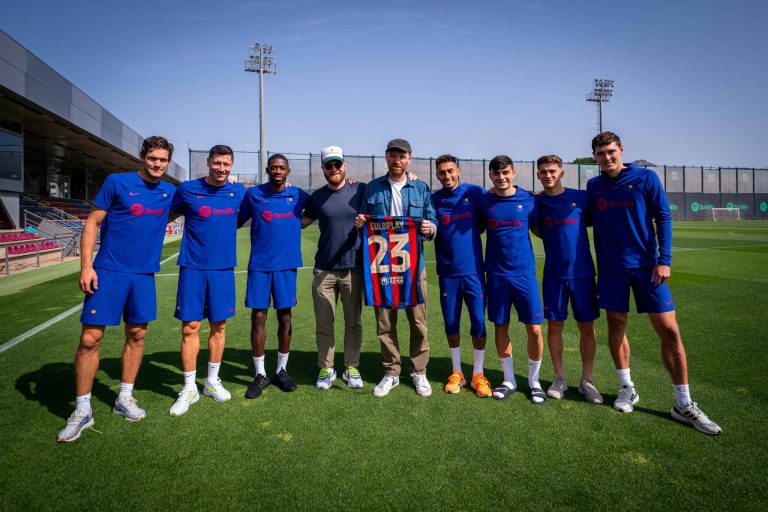 Coldplay visita al Barça