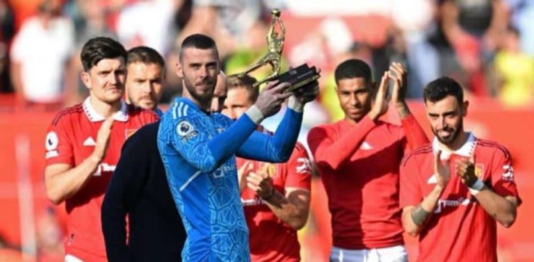 De Gea, Guante de Oro de la Premier