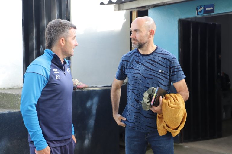 (FOTOS) Félix Sánchez visitó a la Universidad Católica