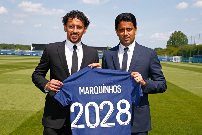 Marquinhos renueva con el PSG hasta 2028