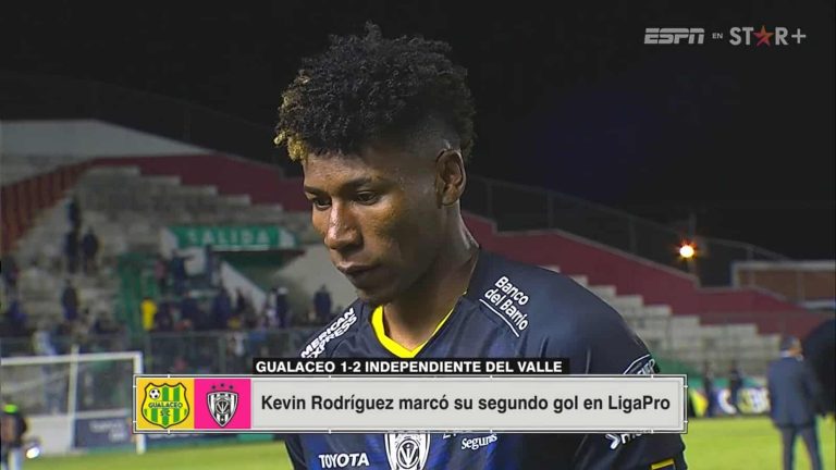 Kevin Rodríguez: “Siempre es bueno marcar para un delantero, estoy contento por eso”