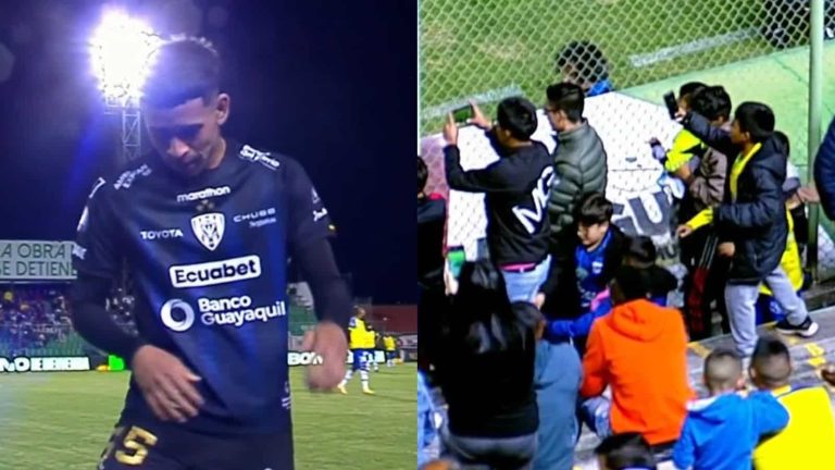 (FOTOS) Hinchas de Gualaceo enloquecieron con Kendry Páez