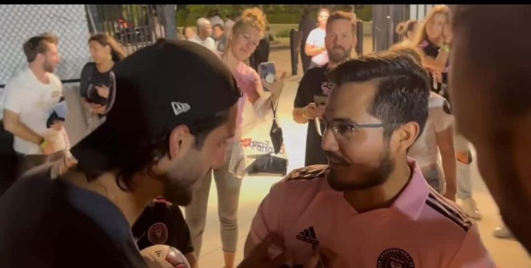 (VIDEO) El cariño de la gente con Leo Campana en Inter Miami