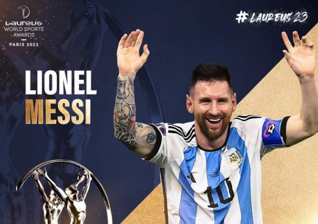 Lionel Messi fue elegido como el Mejor Deportista Masculino