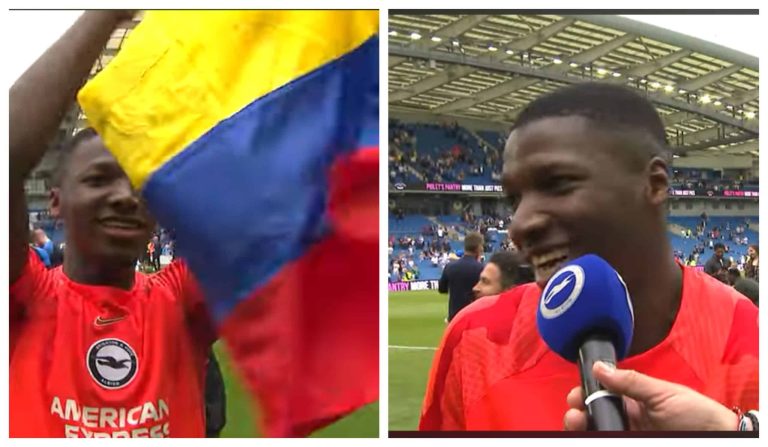(VIDEO) “Estoy muy feliz por todo”: El mensaje de Moisés Caicedo a los hinchas del Brighton
