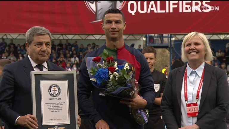 (VIDEO) Récord Guinness para CR7
