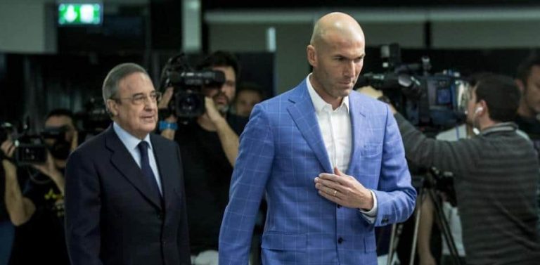 Florentino Pérez quiere de vuelta a Zidane