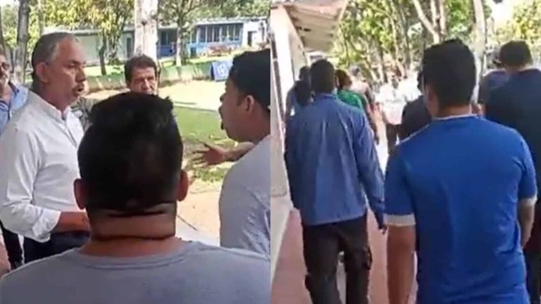 (VIDEO) Barristas de Emelec ingresaron a la fuerza al Polideportivo e increparon a José Pileggi