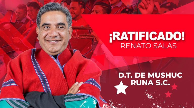 OFICIAL:  Renato Salas fue ratificado en Mushuc Runa