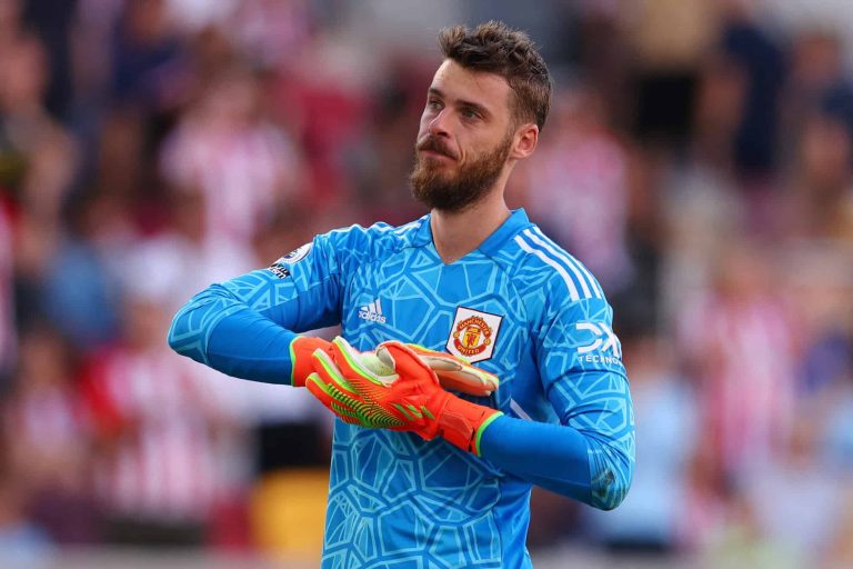 Aprietan con fuerza por David De Gea
