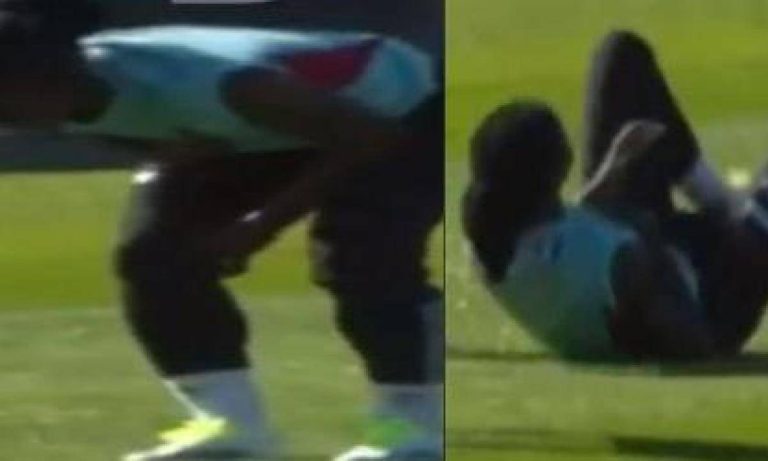 (VIDEO) Tremendo susto de Linda Caicedo: se lleva la mano al pecho y se tira al césped