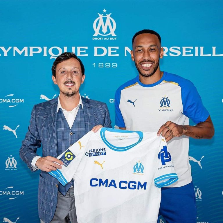 OFICIAL: Aubameyang ya es del Olympique de Marsella