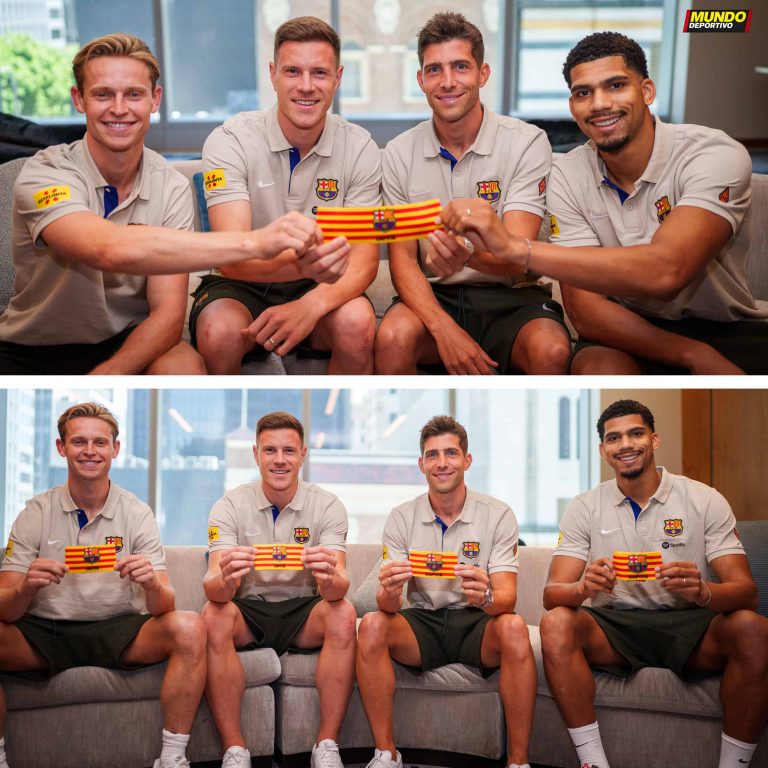 Araujo y De Jong, nuevos capitanes junto a Sergi Roberto y Ter Stegen