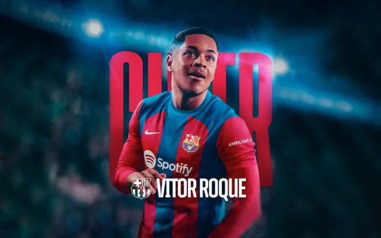 Oficial: Vitor Roque, nuevo jugador del FC Barcelona