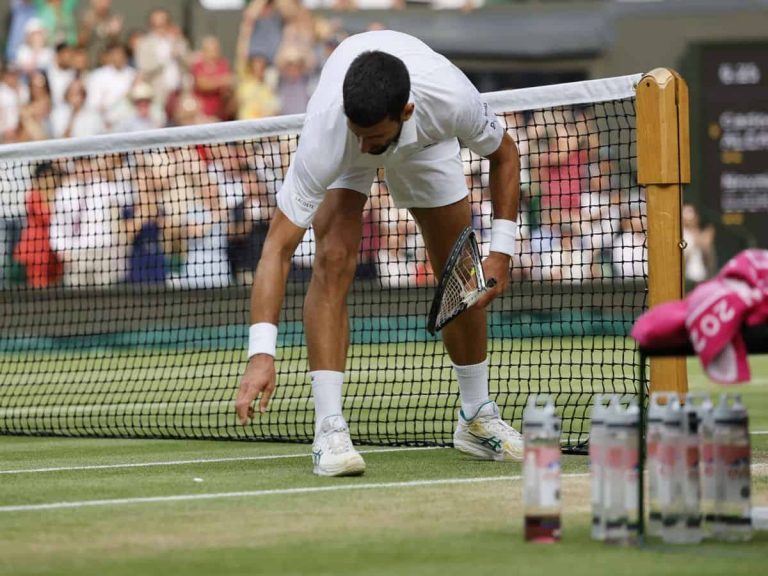 #NTF A Djokovic le cuesta caro su raquetazo a la red de Wimbledon: más de 7.000 euros de multa