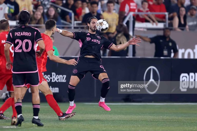 EN SU ÚLTIMO PARTIDO SIN MESSI: El Inter Miami de Dixon y Campana fue goleado