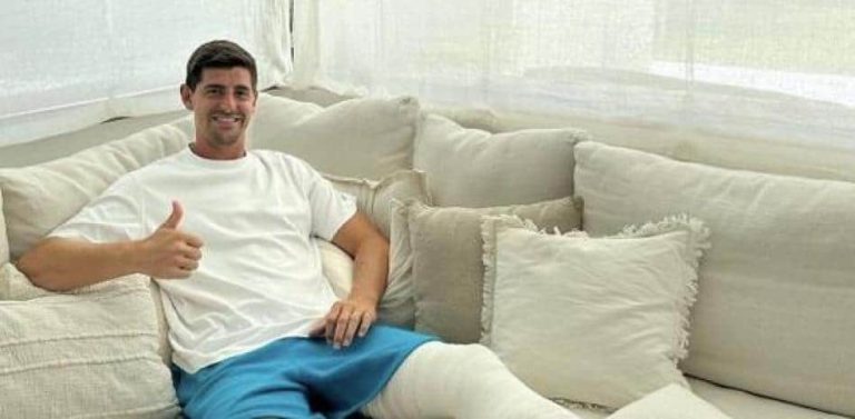 El mensaje de Courtois tras su grave lesión de rodilla