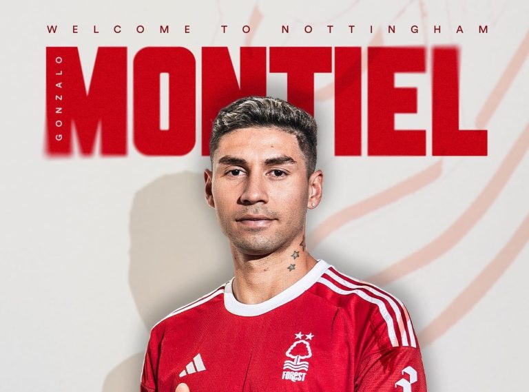 Nottingham Forest oficializó la llegada de Gonzalo Montiel
