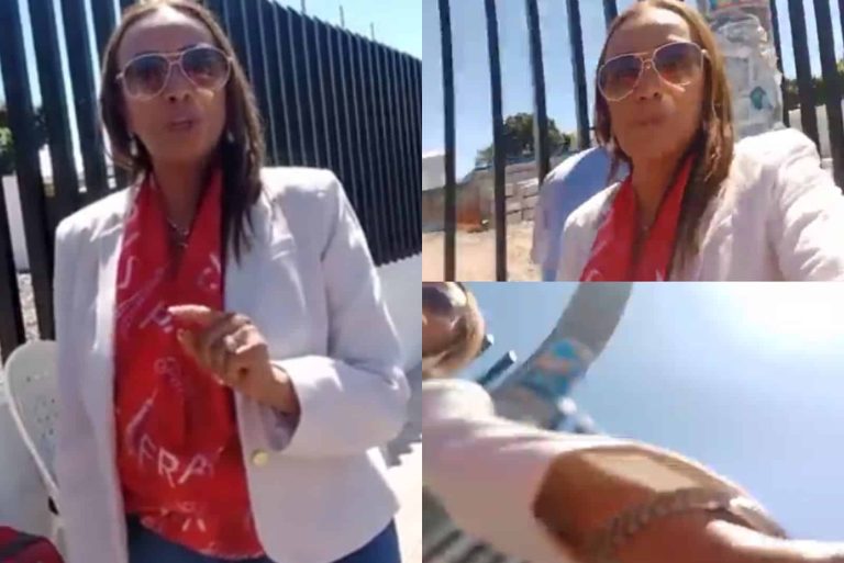 (VIDEO) Reportan incidente entre Lucía Vallecilla y un socio de El Nacional durante las elecciones