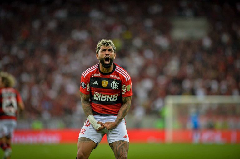 (VIDEO) MÍNIMA VENTAJA: Flamengo derrotó a Olimpia por la ida de la Libertadores
