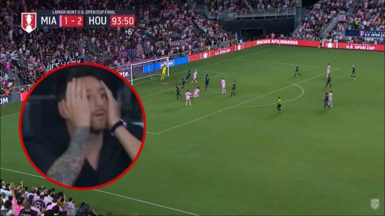 (VIDEO) EN LA JUGADA DE CAMPANA: La reacción de Messi a la última gran chance de Inter Miami