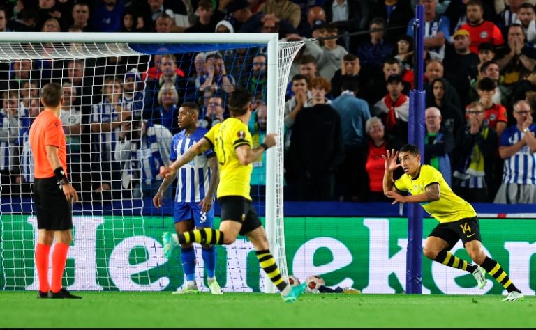 (VIDEO) Derrota del Brighton en su estreno en la Europa League