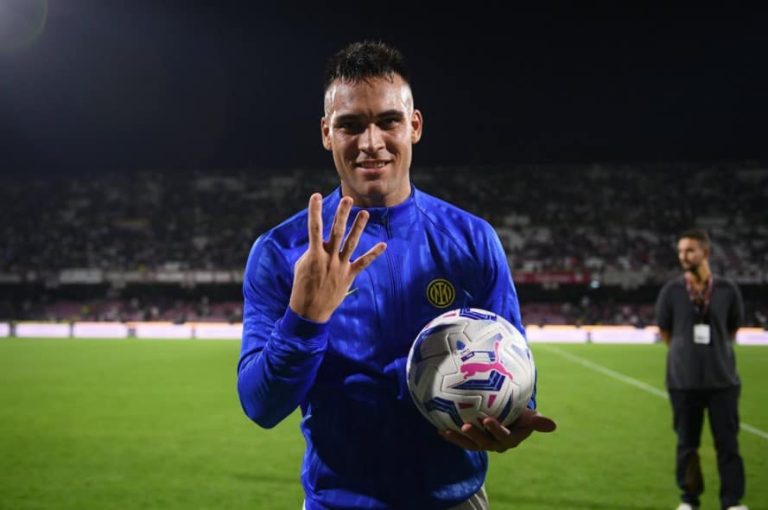 (VIDEO) PÓKER DE LAUTARO: El Inter goleó a la Salernitana en el Calcio