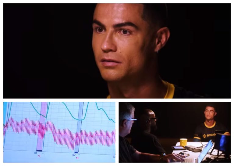 (VIDEO) Cristiano se sometió a un detector de mentiras