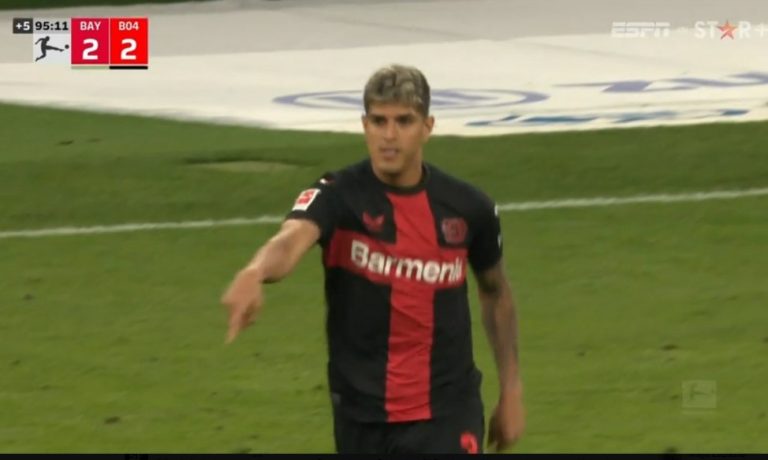 VOLVIÓ HINCAPIÉ: Gran empate del B. Leverkusen ante el Bayern