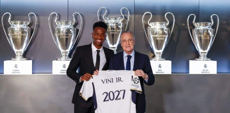 OFICIAL: Vinicius renovó con el Real Madrid