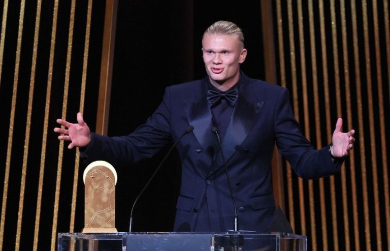 Erling Haaland se llevó el Trofeo Gerd Muller
