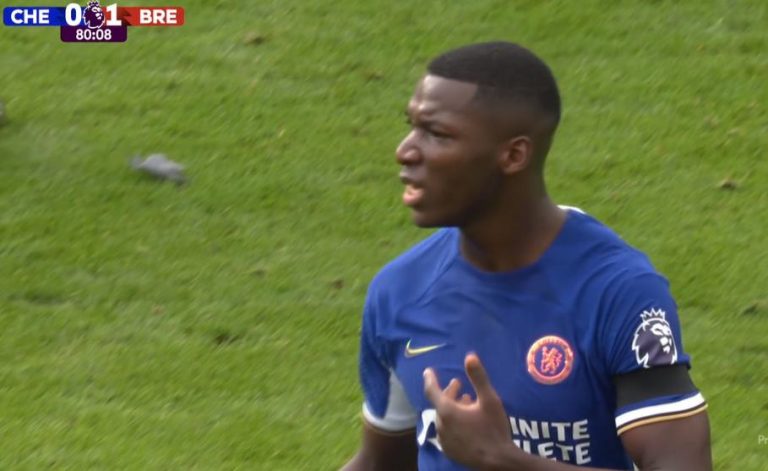 “¿YO?”: La reacción de Moisés Caicedo al ser sustituido en el Chelsea