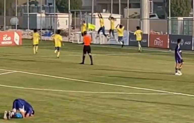 (VIDEO) Hijo de Cristiano Ronaldo anotó con el Al-Nassr y festejó como su padre