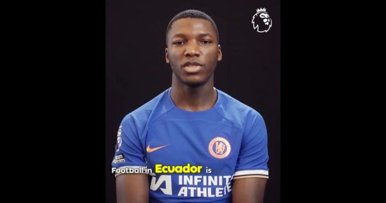 (VIDEO) La Premier League y una emotiva entrevista a Moisés Caicedo