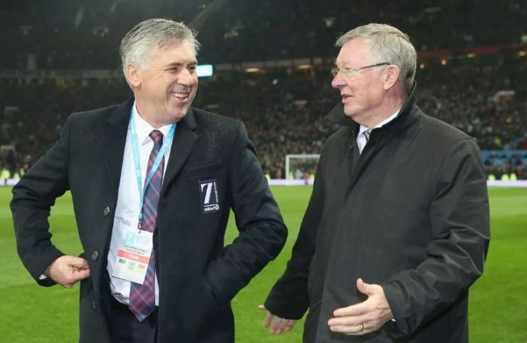 Champions: Carlo Ancelotti igualó a Sir Alex Ferguson