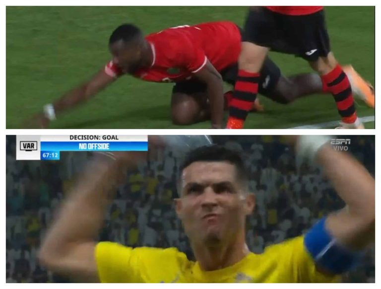 (VIDEO) Le celebraron como perrito y así reaccionó el Al Nassr de Cristiano