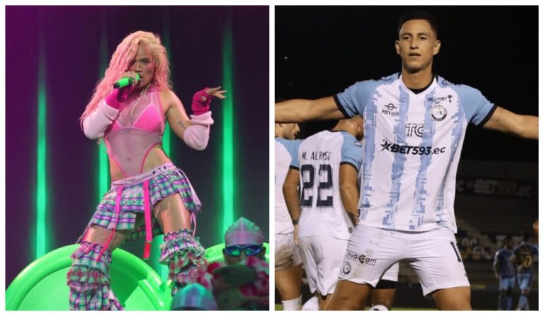 (VIDEO) Karol G a Miguel Parrales: “El próximo gol me lo dedicas”