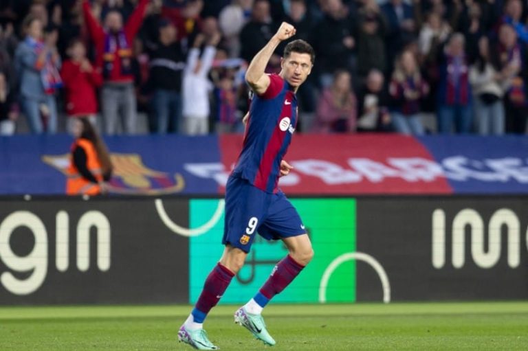 (VIDEO) VOLVIÓ LEWANDOWSKI: Doblete y remontada del FC Barcelona en La Liga