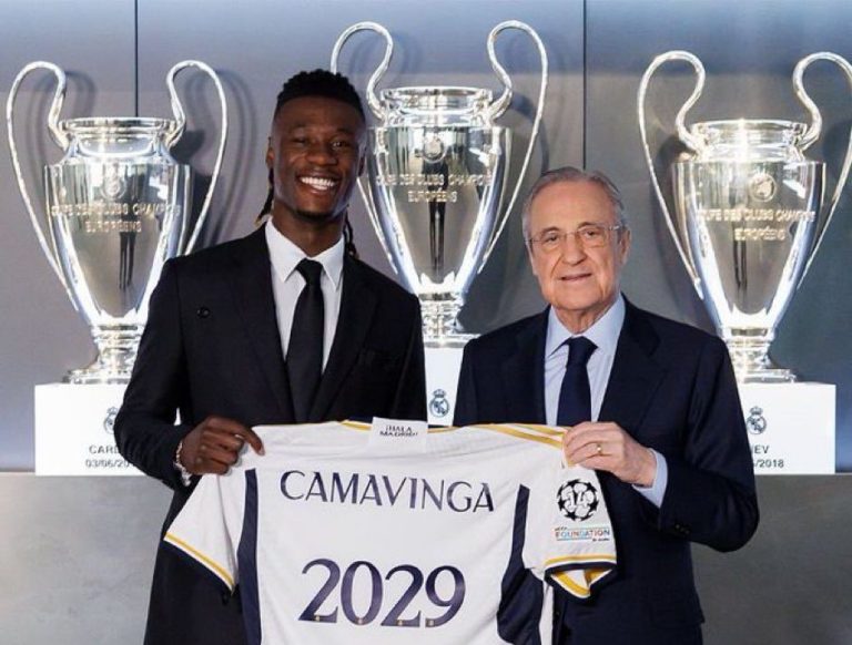 OFICIAL: Camavinga renovó con el Madrid hasta 2029