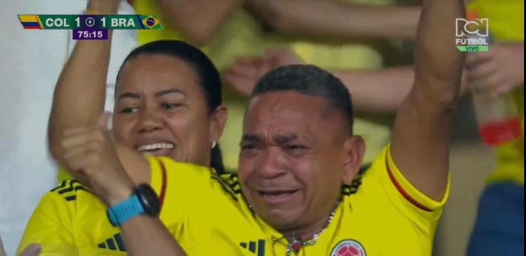 (VIDEO) De película: Luis Díaz marcó un doblete ante Brasil y su padre rompió en llanto