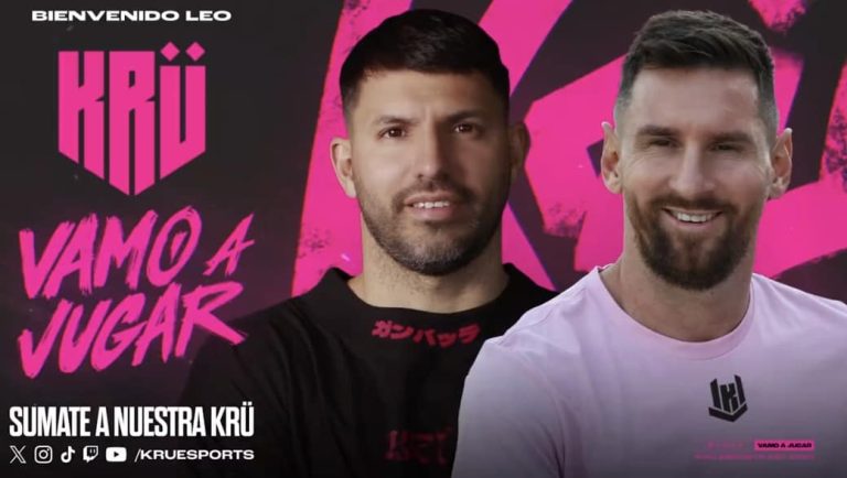 Messi se une al ‘gaming’: Será socio del ‘Kun’ Agüero