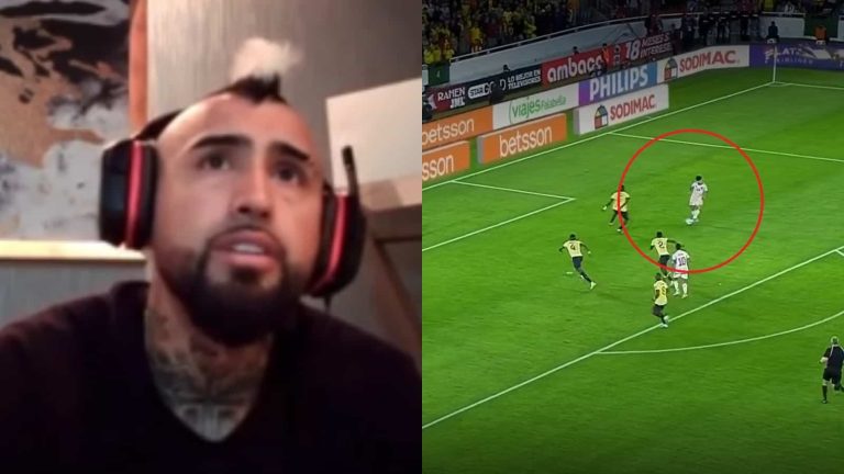 (VIDEO) “¡Pégale al arco!”: la viral reacción de Arturo Vidal en el Ecuador – Chile