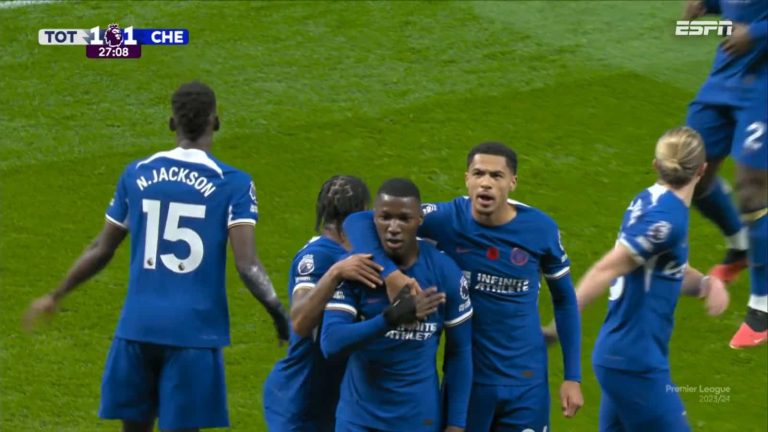 (VIDEO) ¡ANULADO! Era el primer gol de Moisés Caicedo en el Chelsea